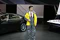 Presentazione allo stand Audi al New York Auto Show con Stephen Colbert scelto come sponsor della vela  La Audi